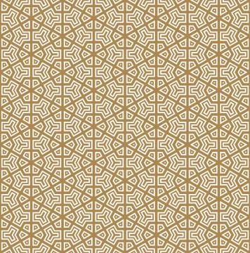 Seamless pattern based on Japanese ornament Kumiko Stock Illustration