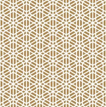 Seamless pattern based on Japanese ornament Kumiko Stock Illustration