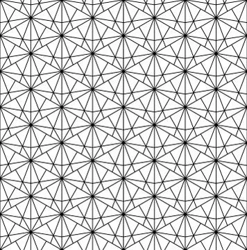 Seamless pattern based on japanese ornament Kumiko Stock Illustration