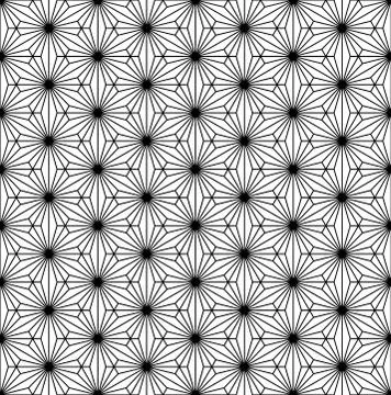 Seamless pattern based on japanese ornament Kumiko Stock Illustration