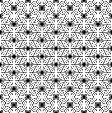 Seamless pattern based on japanese ornament Kumiko Stock Illustration