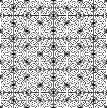 Seamless pattern based on japanese ornament Kumiko Stock Illustration