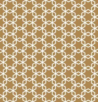 Seamless pattern based on Japanese ornament Kumiko Stock Illustration