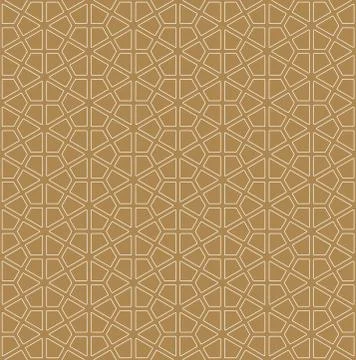 Seamless pattern based on Japanese ornament Kumiko Stock Illustration