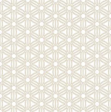 Seamless pattern based on Japanese ornament Kumiko Stock Illustration
