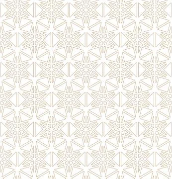 Seamless pattern based on Japanese ornament Kumiko Stock Illustration
