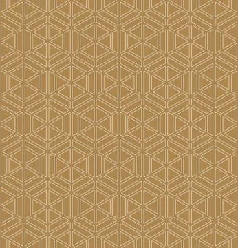 Seamless pattern based on Japanese ornament Kumiko Stock Illustration
