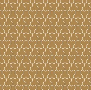 Seamless pattern based on Japanese ornament Kumiko Stock Illustration
