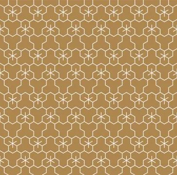 Seamless pattern based on Japanese ornament Kumiko Stock Illustration