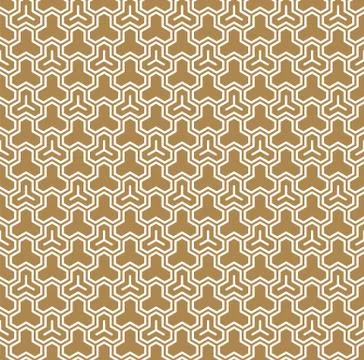 Seamless pattern based on Japanese ornament Kumiko Stock Illustration