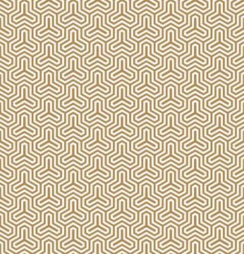 Seamless pattern based on Japanese ornament Kumiko Stock Illustration