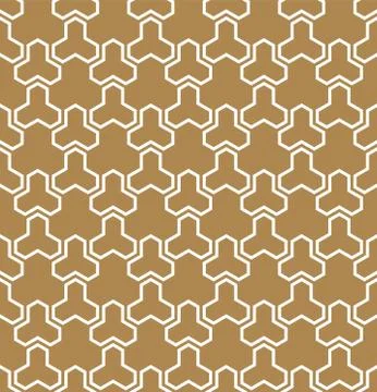 Seamless pattern based on Japanese ornament Kumiko Stock Illustration