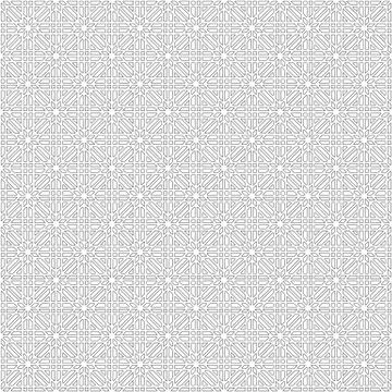 Seamless pattern based on Japanese ornament Kumiko Stock Illustration