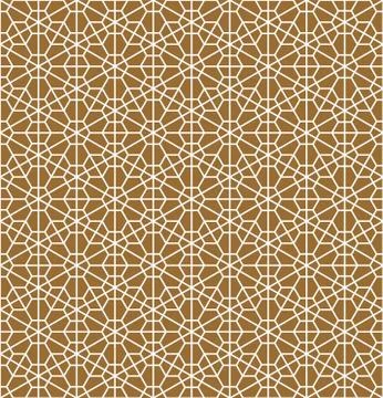 Seamless pattern based on Japanese ornament Kumiko Stock Illustration