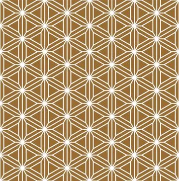 Seamless pattern based on Japanese ornament Kumiko Illustrazione stock
