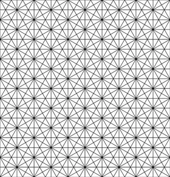 Seamless pattern based on japanese ornament Kumiko Stock Illustration