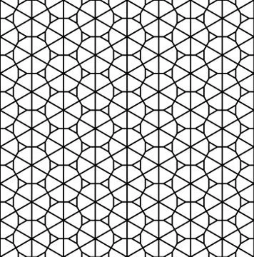 Seamless pattern based on Japanese ornament Kumiko Illustrazione stock