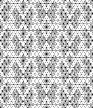 Seamless pattern based on japanese ornament Kumiko Illustrazione stock