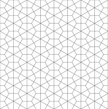 Seamless pattern based on japanese ornament Kumiko Stock Illustration
