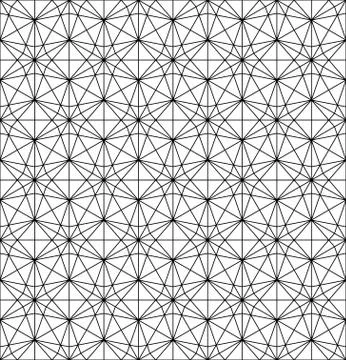 Seamless pattern based on Japanese ornament Kumiko Stock Illustration