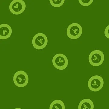 Seamless pattern based vegan product label cartoon vector イラスト素材