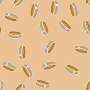 Seamless pattern basket bamboo steamer cartoon vector Stock Illustration