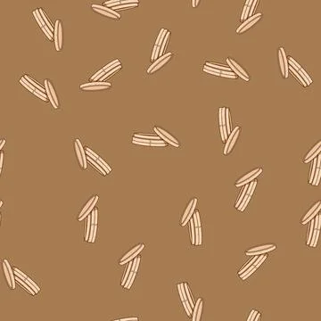 Seamless pattern basket bamboo steamer cartoon vector 库存插图