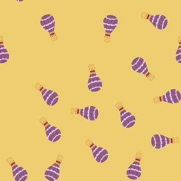 Seamless pattern basket hot air balloon cartoon vector イラスト素材