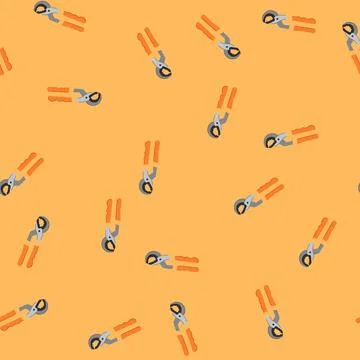 Seamless pattern bath pipe wrench cartoon vector Stock Illustration