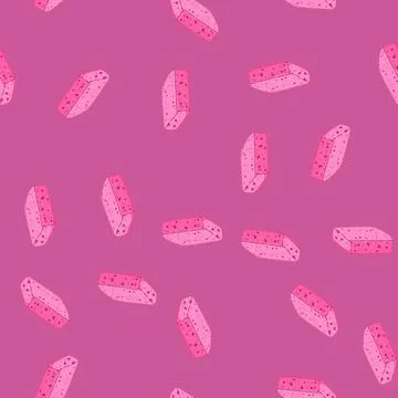 Seamless pattern bath sponge kitchen cartoon vector Illustrazione stock