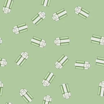 Seamless pattern bathroom wall soap dispenser cartoon vector Stock Illustration
