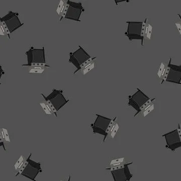 Seamless pattern bbq barbecue grill cartoon vector Illustrazione stock