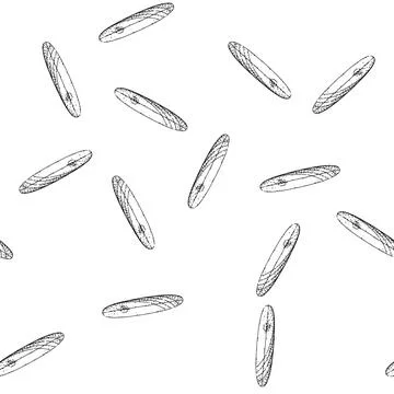 Seamless pattern beach surfboard sketch hand drawn 库存插图