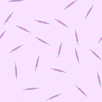 Seamless pattern beads friendship bracelet cartoon vector Stock Illustration