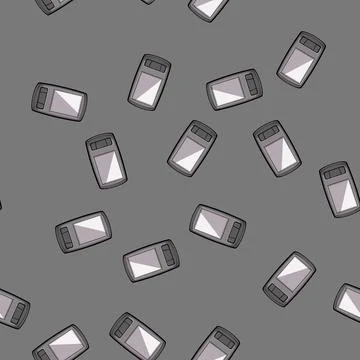 Seamless pattern beat heart rate monitor cartoon vector Stock Illustration