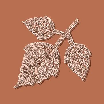 Seamless pattern of beautiful autumn leaf white and black illustration 스톡 일러스트