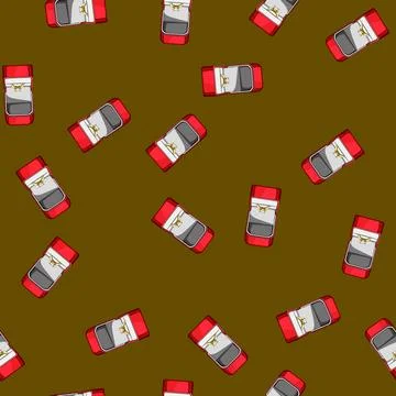 Seamless pattern beautiful proposal ring box cartoon vector Stock Illustration