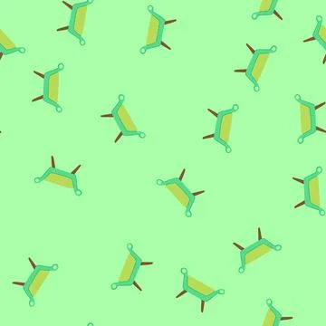 Seamless pattern bed bench bedroom cartoon vector 스톡 일러스트