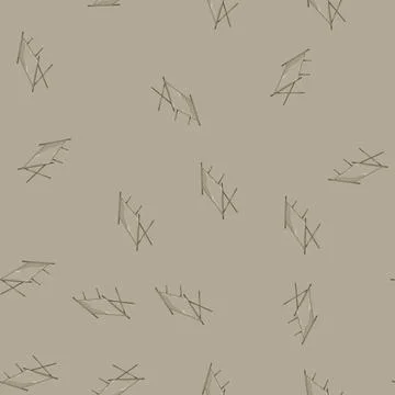 Seamless pattern bed cot camp cartoon vector 库存插图