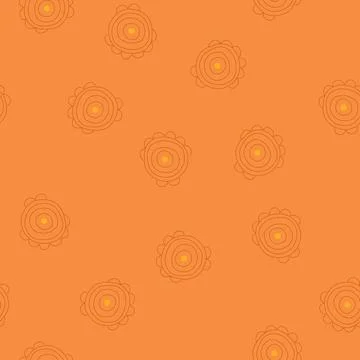 Seamless pattern bed throw pillows cartoon vector イラスト素材