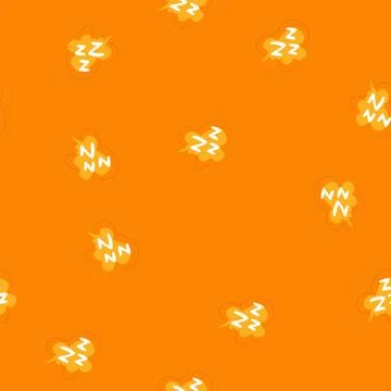 Seamless pattern bedtime sleep zzz cartoon vector Stock Illustration