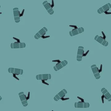 Seamless pattern beekeeping bee smoker tool for apiary work flat Stock Illustration