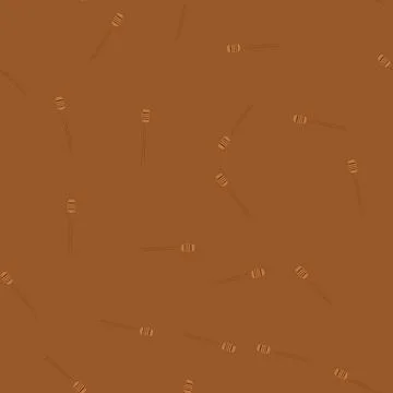 Seamless pattern beekeeping honey dipper stick cartoon vector Stock Illustration