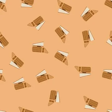 Seamless pattern beekeeping smoker tool used for managing beehives Illustrazione stock
