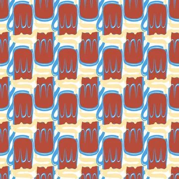 Seamless pattern with beer Stock Illustration