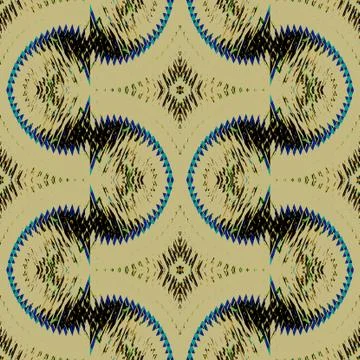 Seamless pattern beige black Stock Illustration