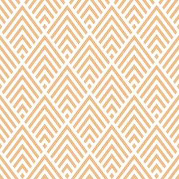 Seamless pattern with beige geometric design Stock Illustration