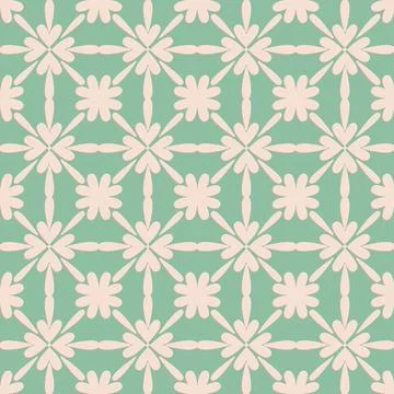 Seamless pattern, beige green mint color, decorative east illustration for de Illustrazione stock