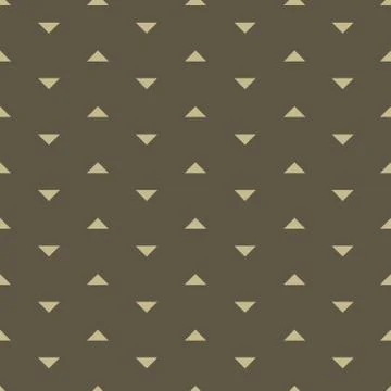 Seamless pattern with beige triangles Stock Illustration