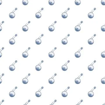 Seamless pattern with belly button piercing jewelry イラスト素材